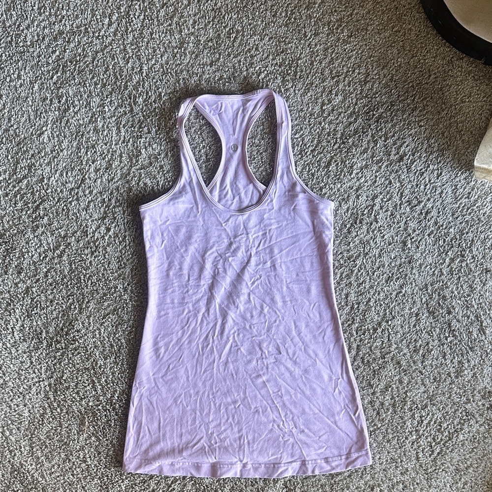 Lululemon Athletica Lavender Racerback Tank